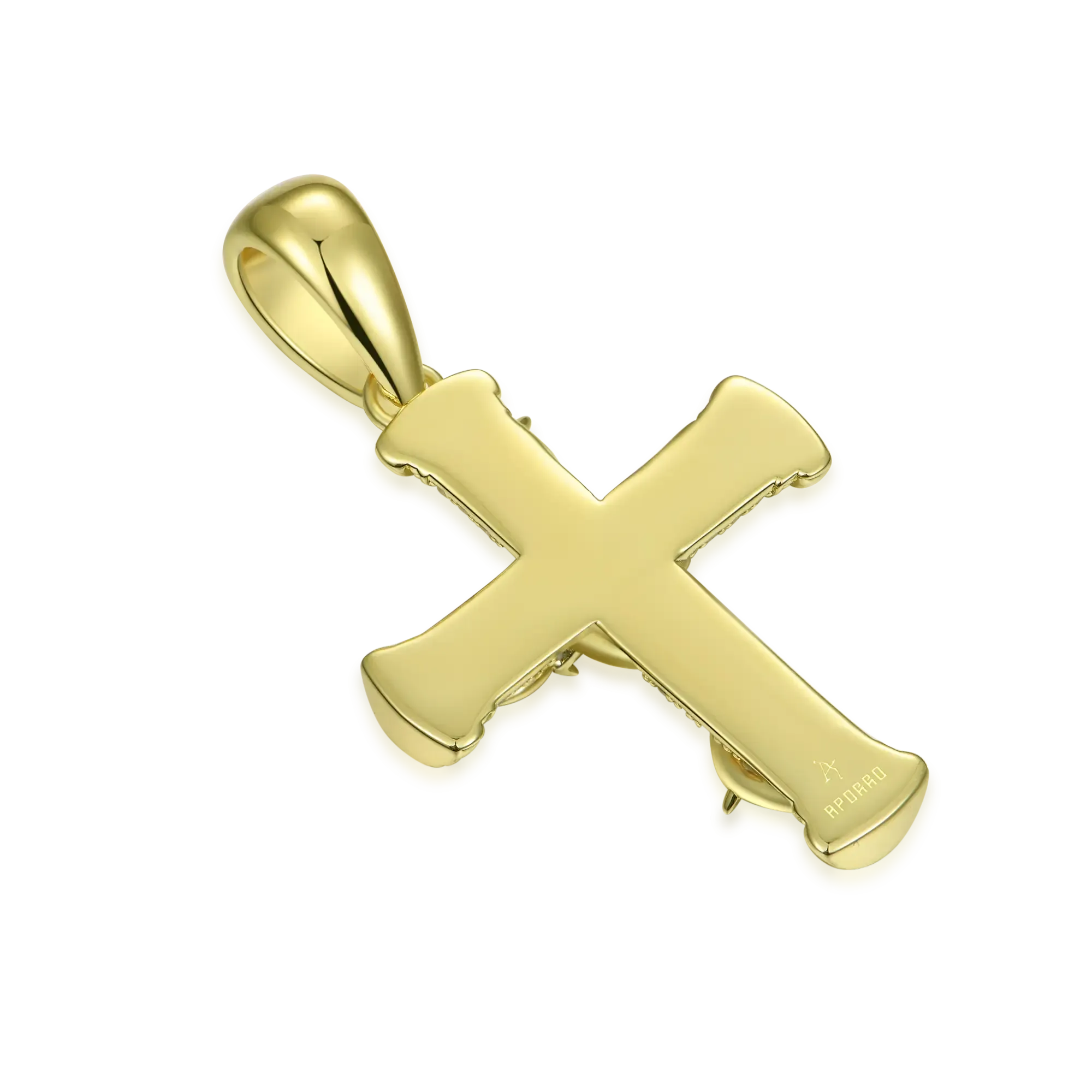 Women's Roman Pillar Thorn Cross Pendant