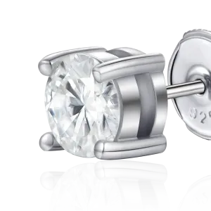 Women's Round Cut Stud Earring