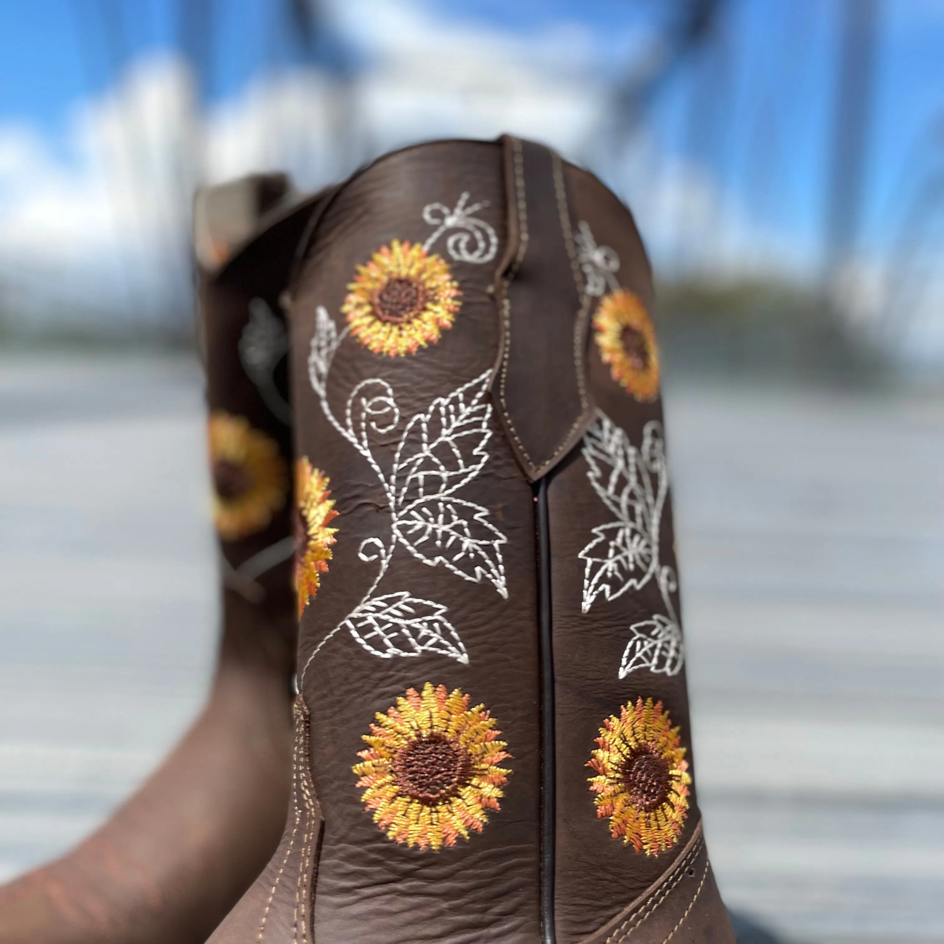 Women's Snip Toe Boots- Sunflower Tobacco