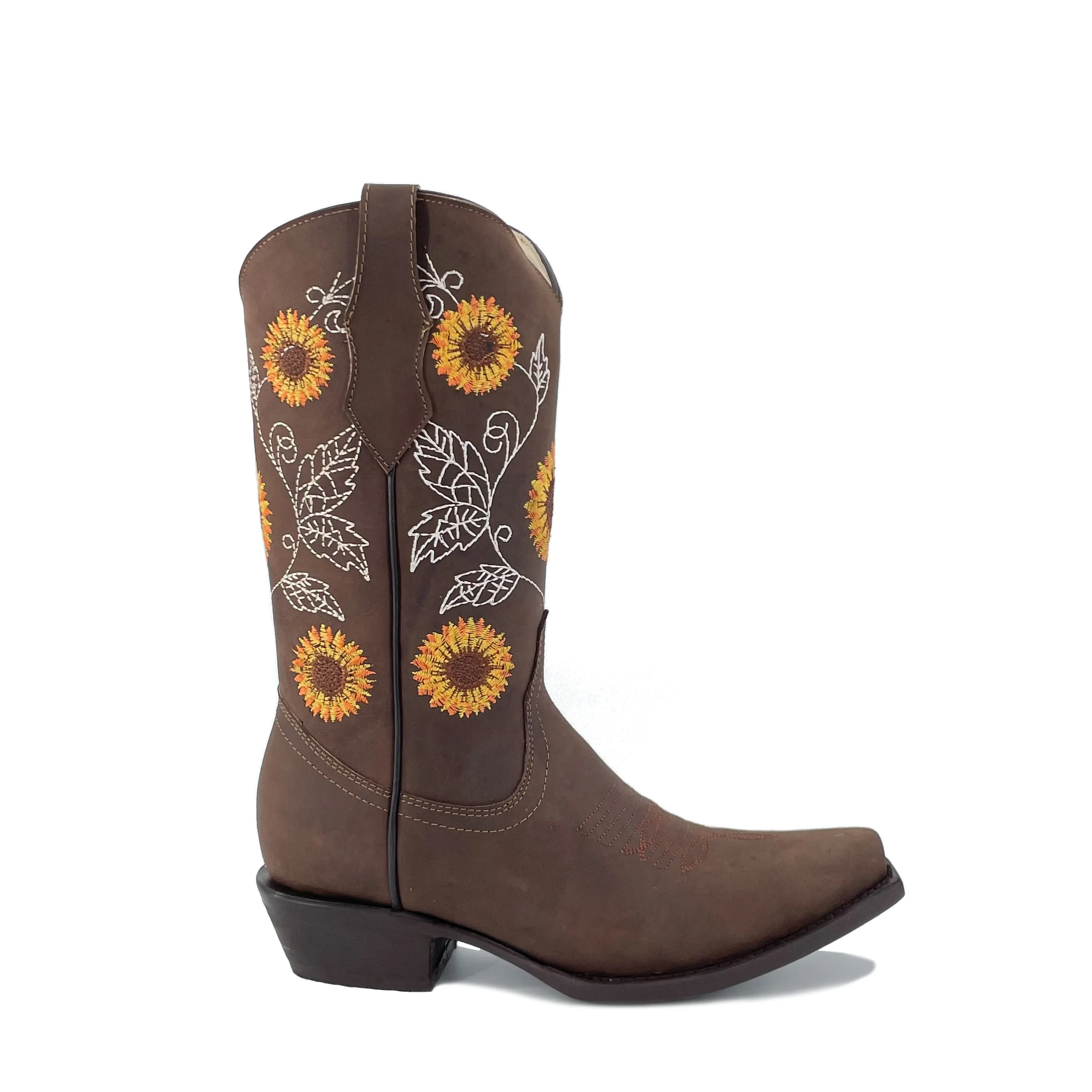 Women's Snip Toe Boots- Sunflower Tobacco