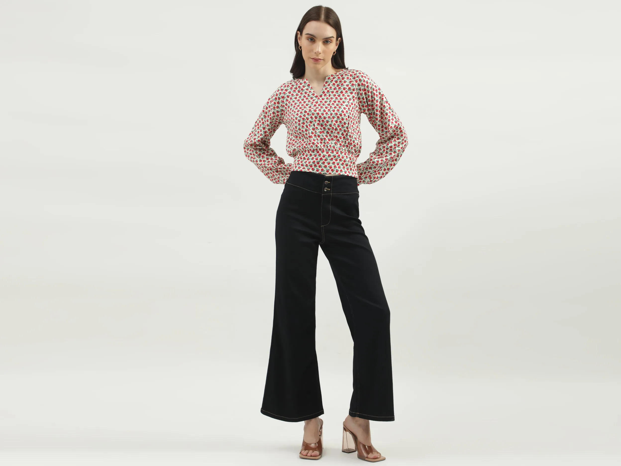 Women's Solid Regular Fit Trousers