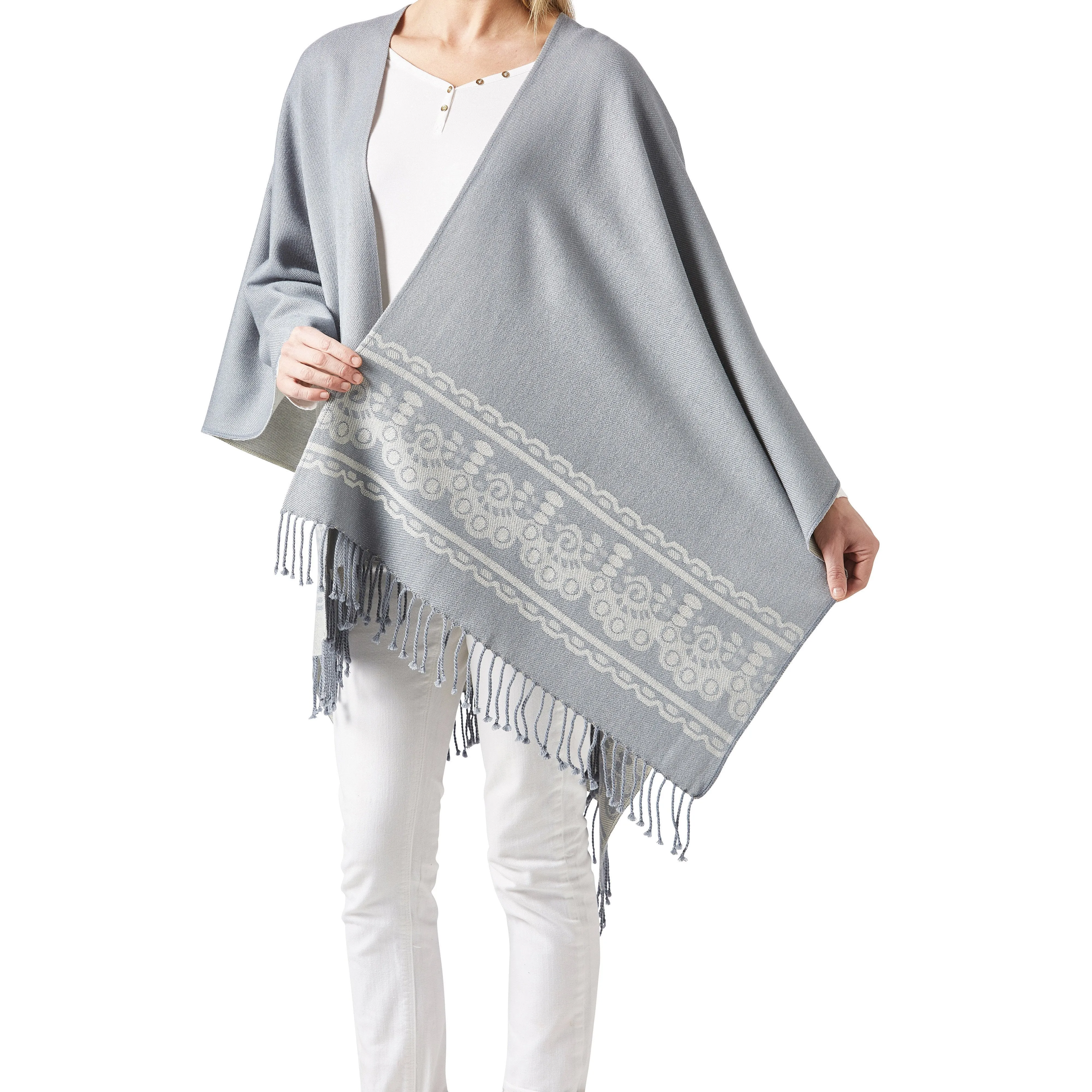 Women's Steel Shawl Ecuadorian Artisan-Made