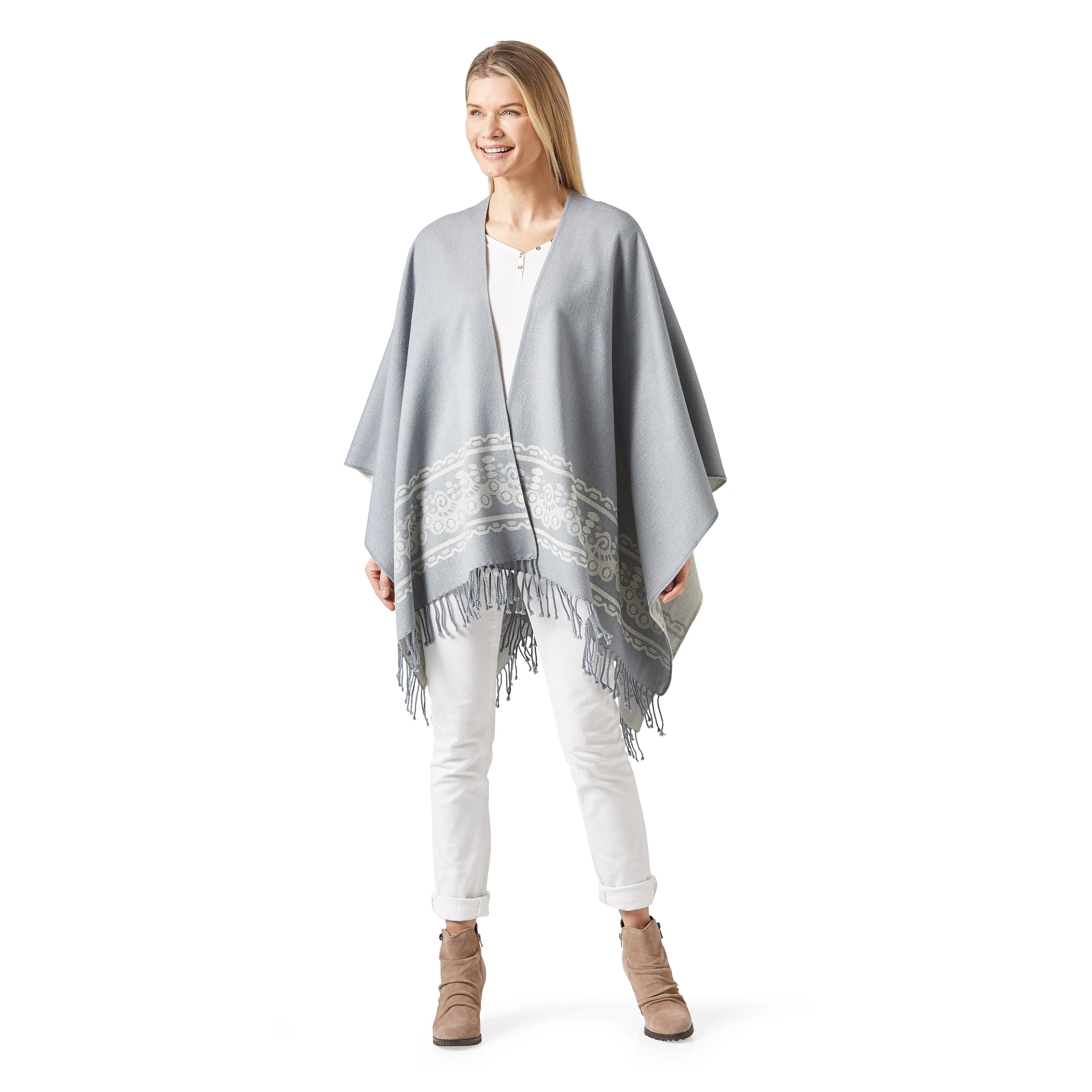 Women's Steel Shawl Ecuadorian Artisan-Made