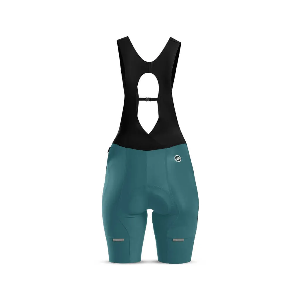 Women's Supremo Pace Bib Shorts (Dark Teal)