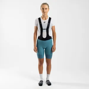 Women's Supremo Pace Bib Shorts (Dark Teal)