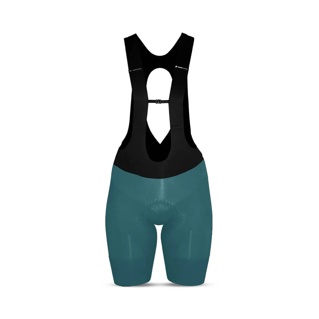 Women's Supremo Pace Bib Shorts (Dark Teal)