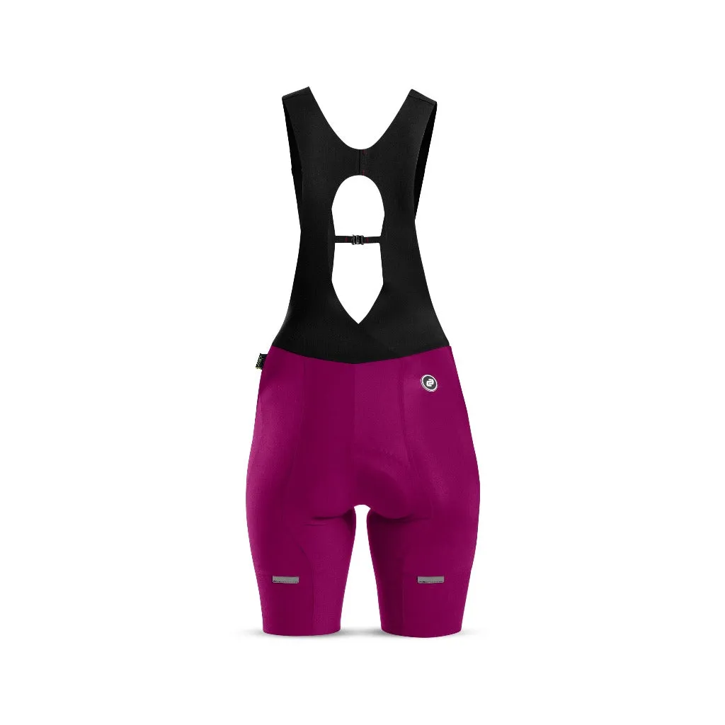 Women's Supremo Pace Bib Shorts (Magenta)
