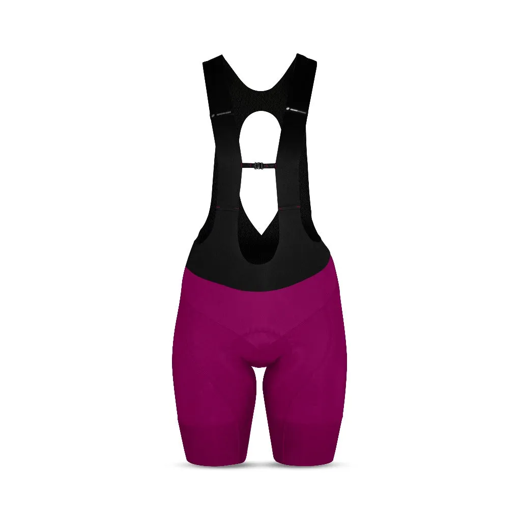 Women's Supremo Pace Bib Shorts (Magenta)