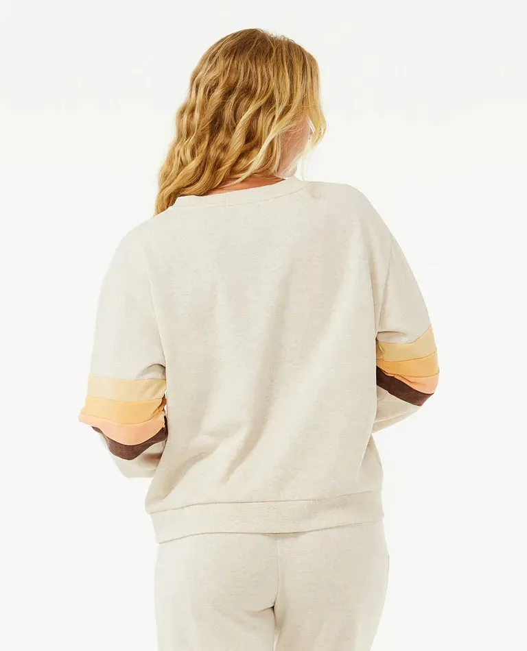 Women's Surf Revival Panelled Crew