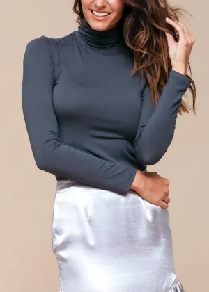 Women's Turtle Neck Fitted Top