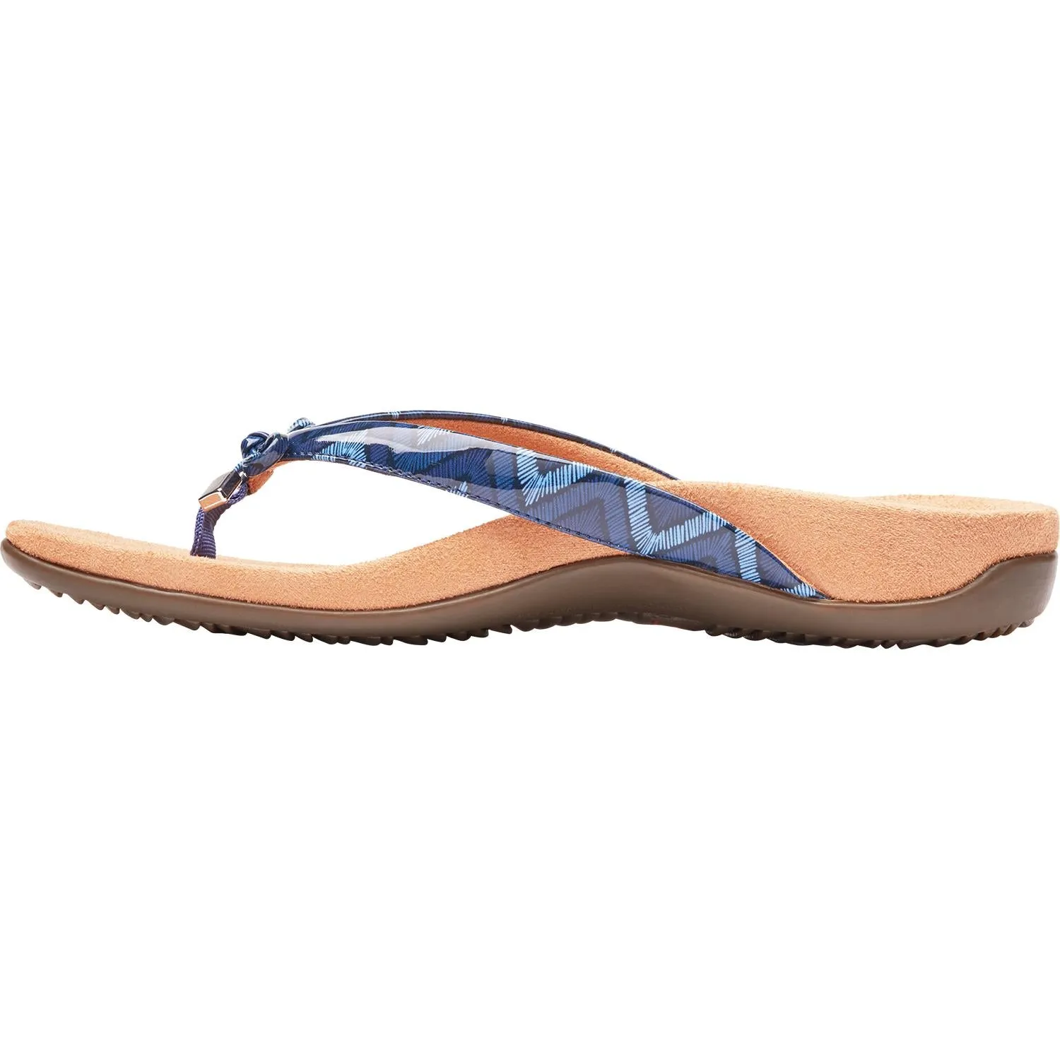 Women's Vionic Bella II Navy Chevron Synthetic
