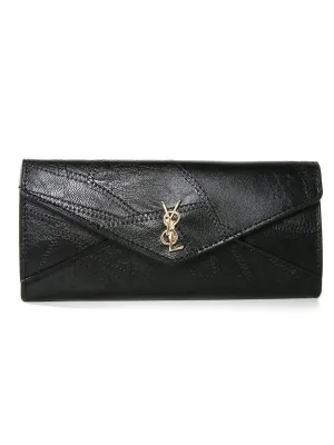 Women's Wallet Long Three Fold Multi-function Buckle Multi-card Clutch