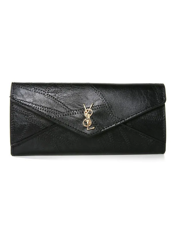 Women's Wallet Long Three Fold Multi-function Buckle Multi-card Clutch