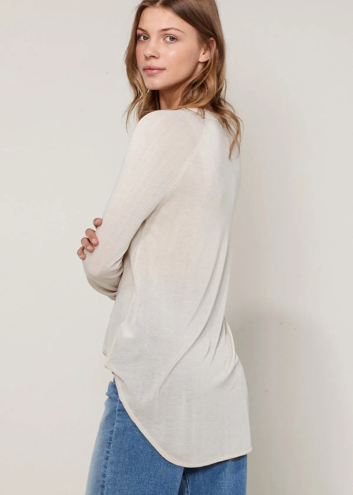 Women's Wrap Hem Sweater In Monroe