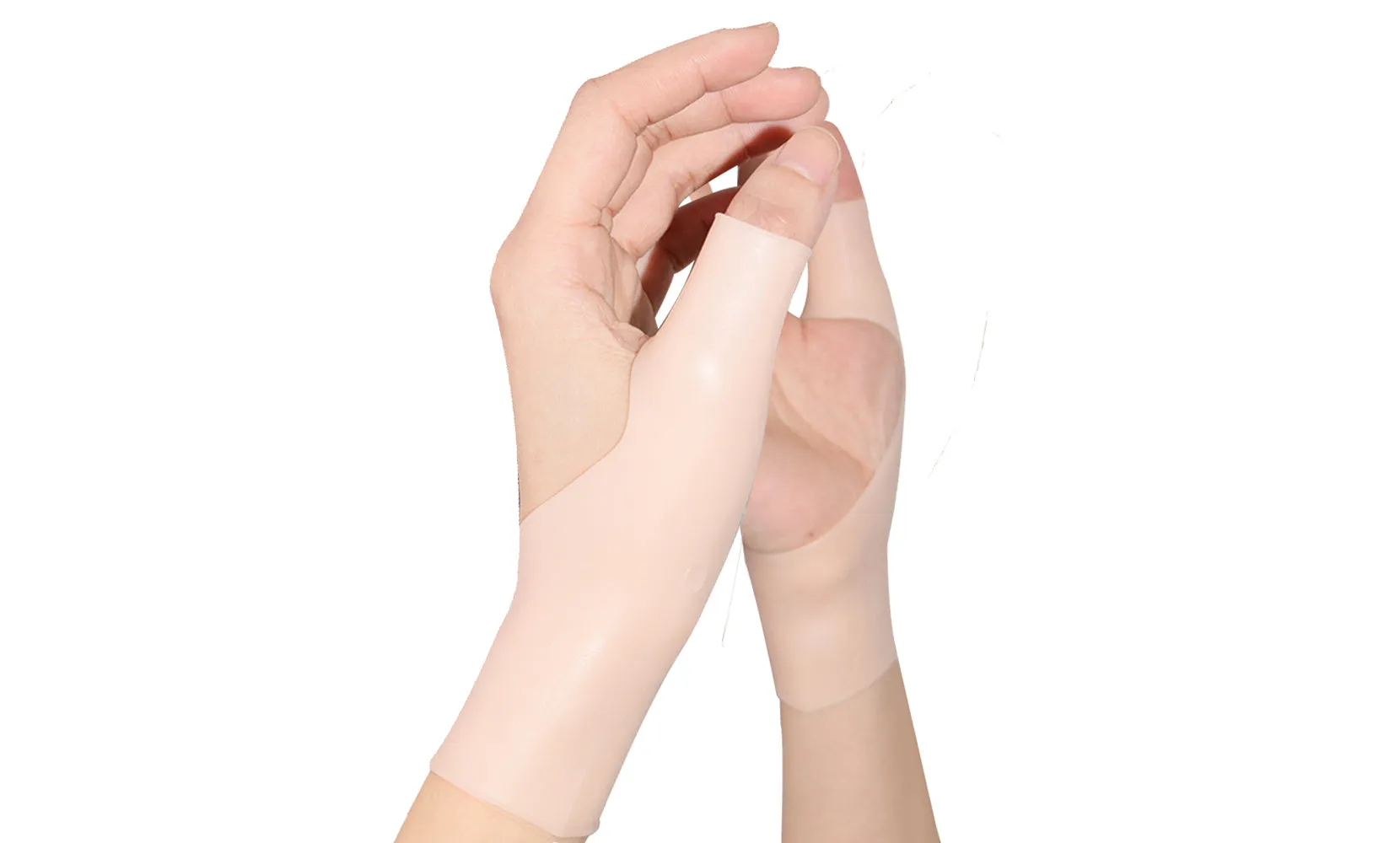 Wrist and Thumb Pain Relief Compression Support Braces (1-Pair)