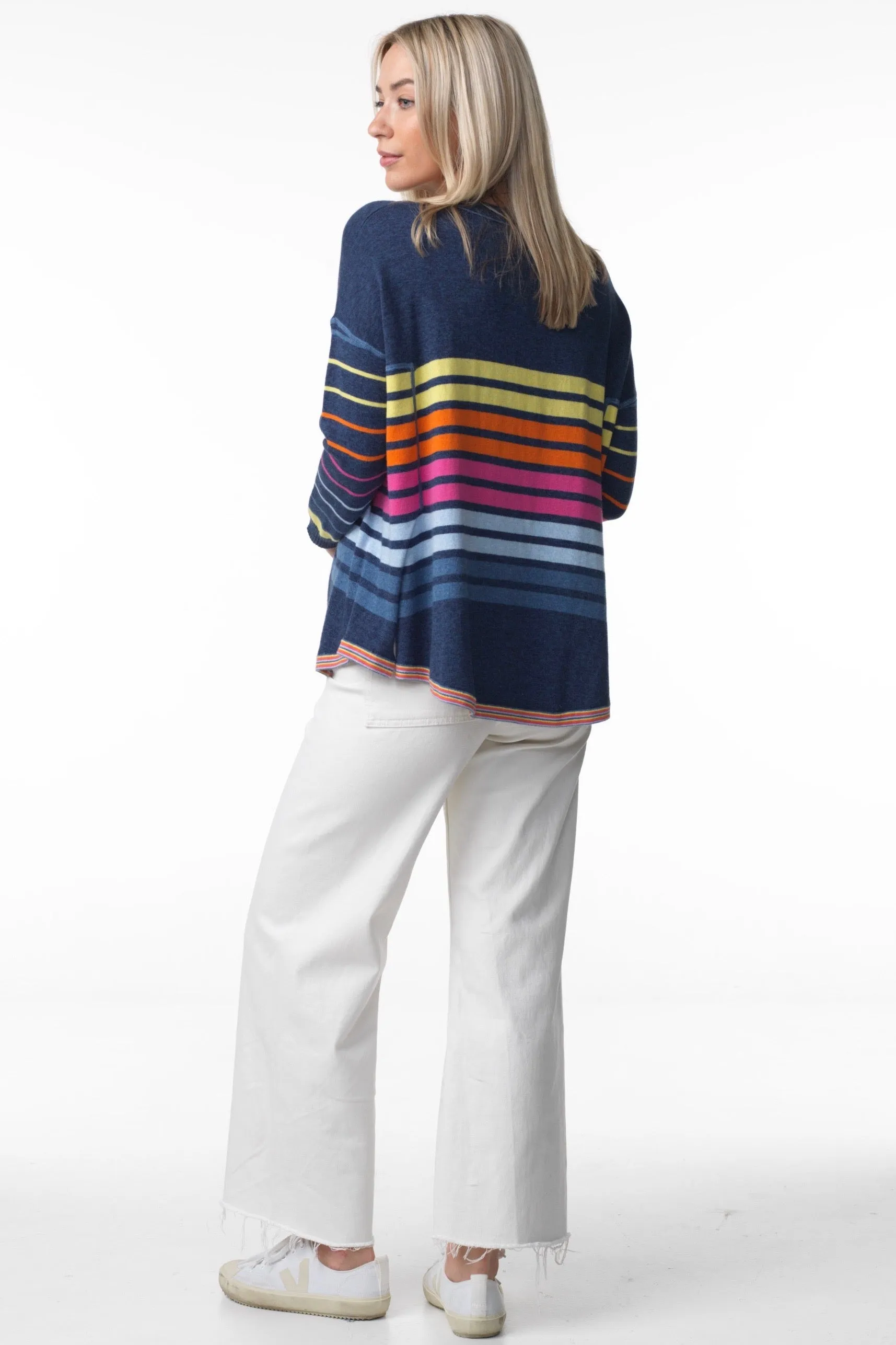 Zaket & Plover Stripe Boxy Sweater