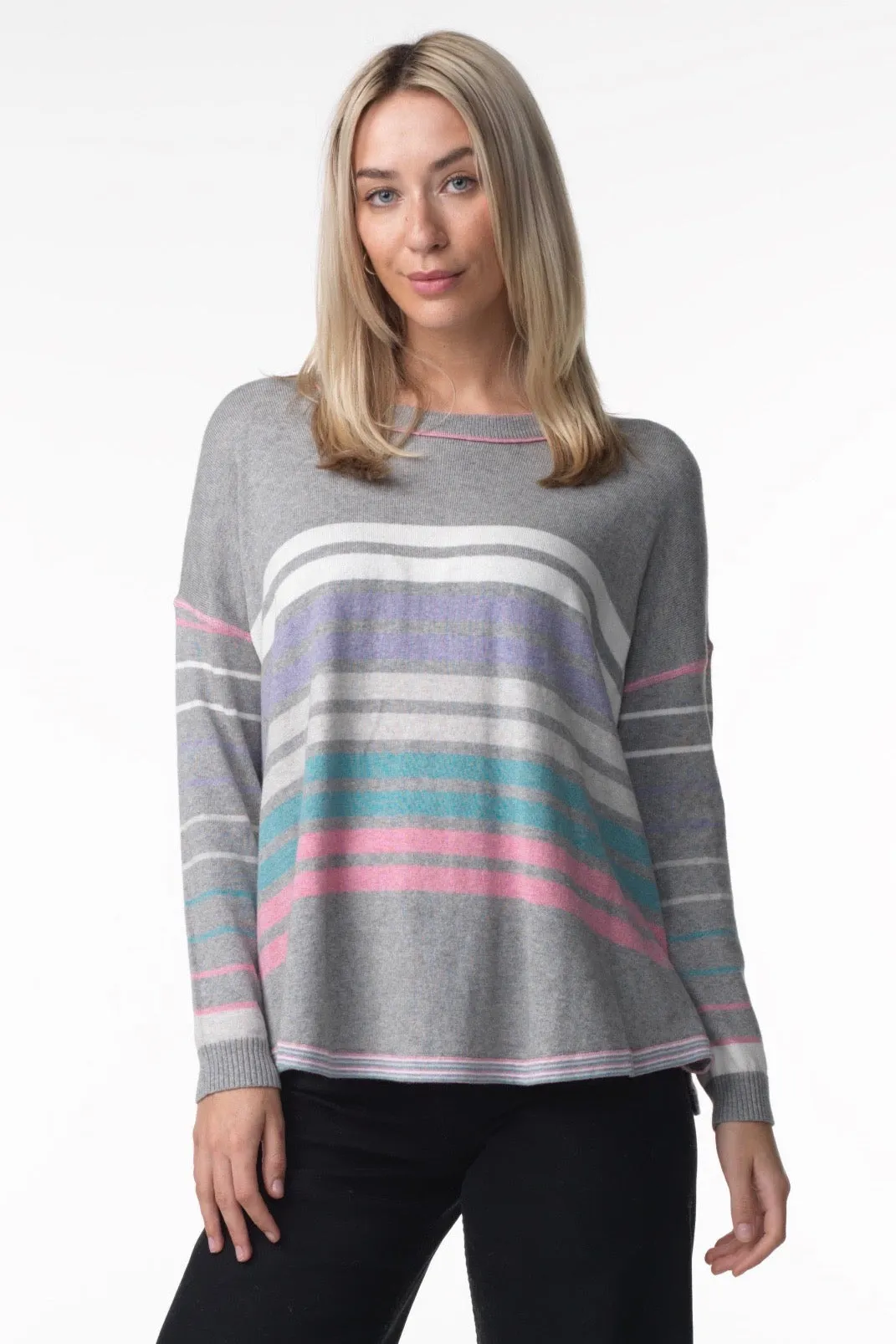 Zaket & Plover Stripe Boxy Sweater