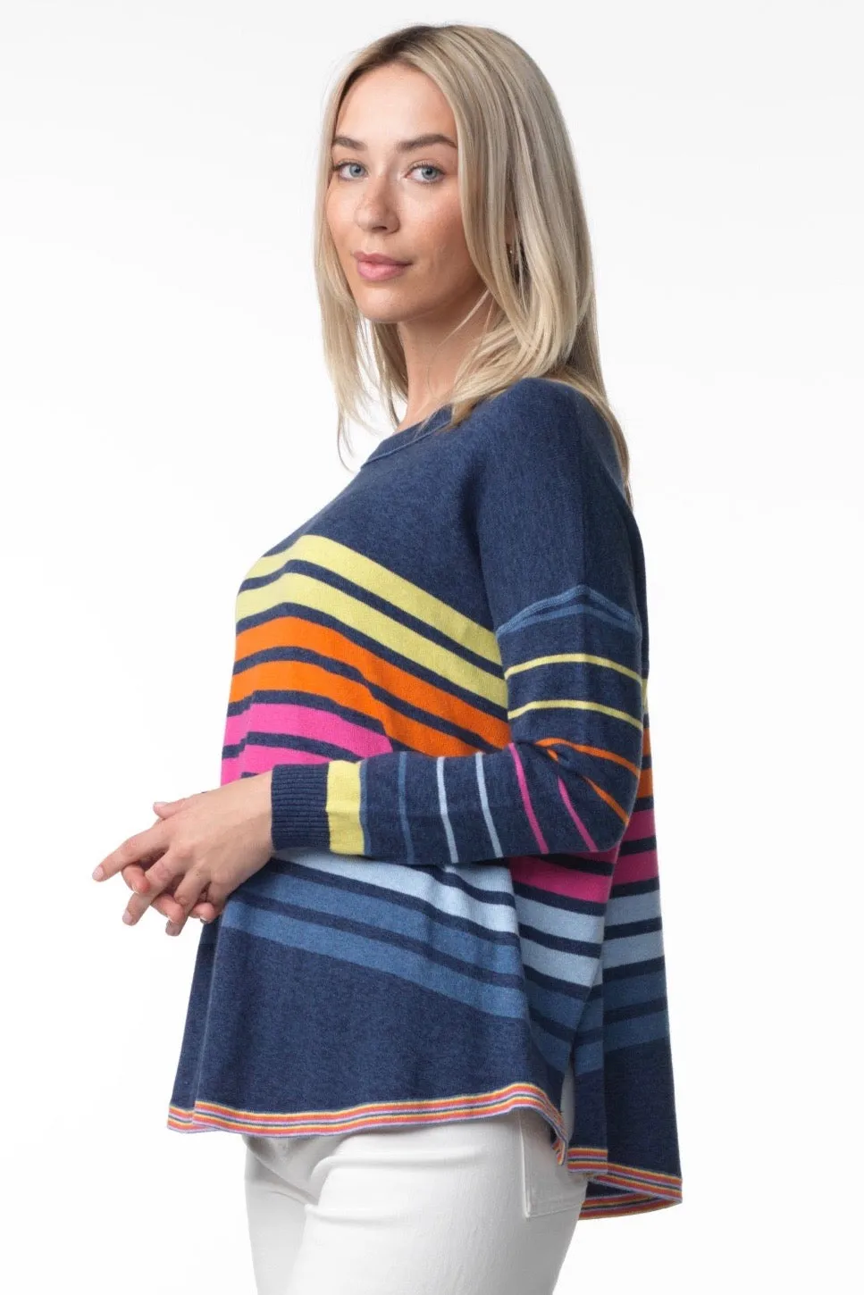 Zaket & Plover Stripe Boxy Sweater